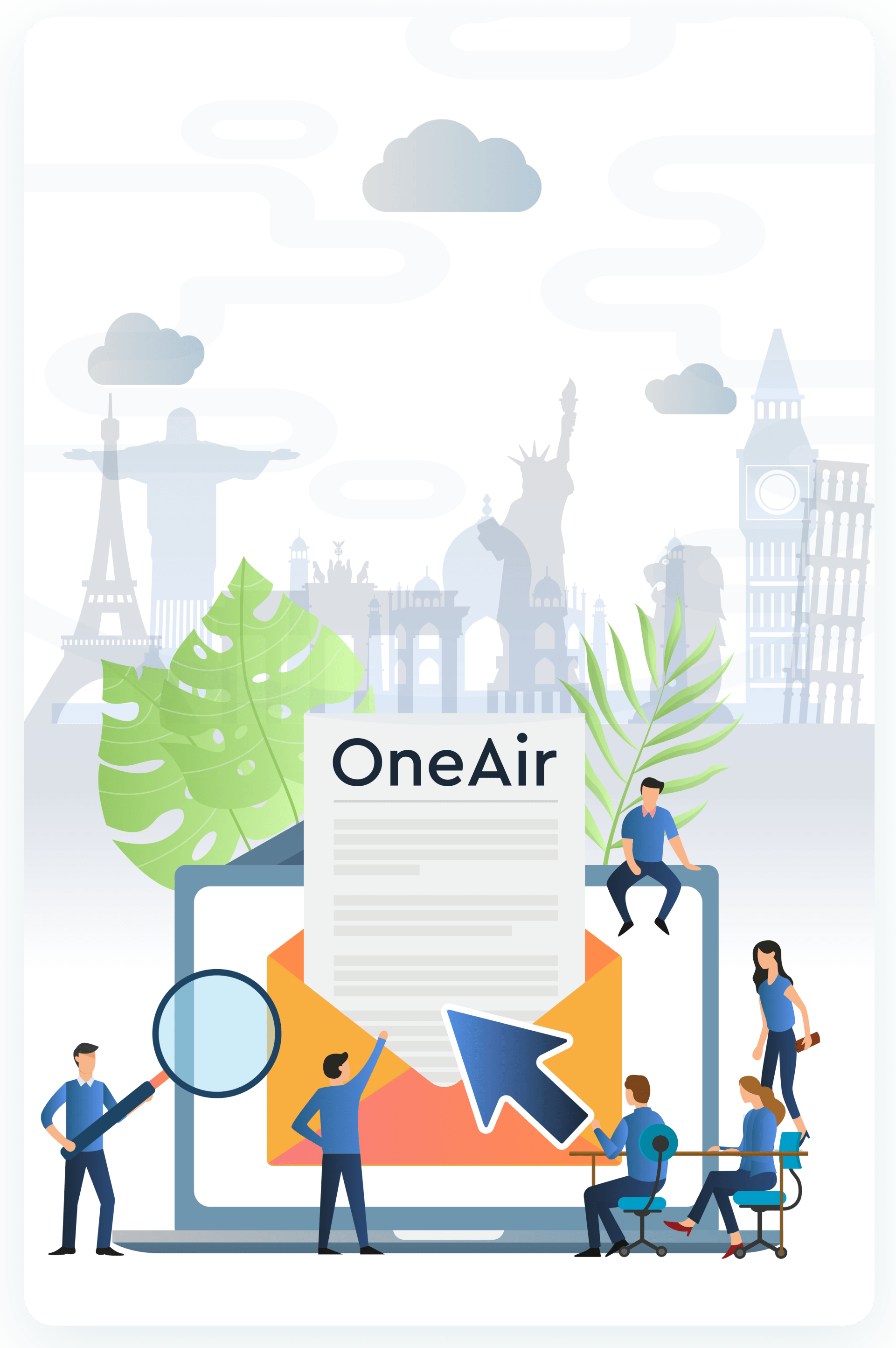 OneAir Vector Image - Cheap Flight Deals